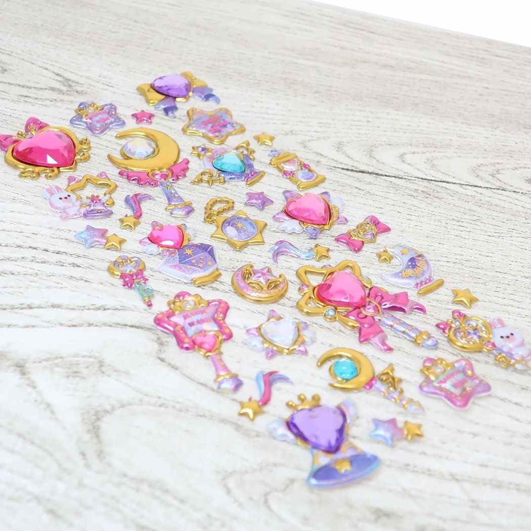 Sparkling Elegance: Gem Crystal Stickers for Jewelry Sheet