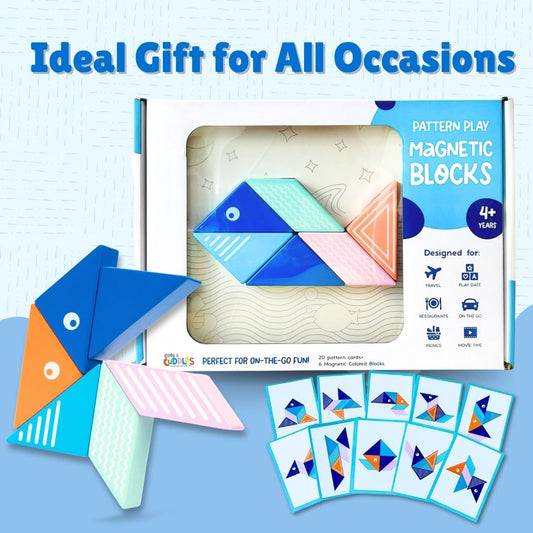 Wooden Magnetic Whale for Kids