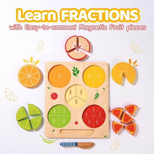 Pretend Play Fruit Fraction for Kids