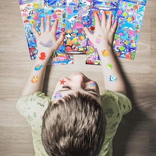 PACK OF 4 | 3D Puffy Stickers for Birthday Return Gift -39 per pc- (Prepaid Only)