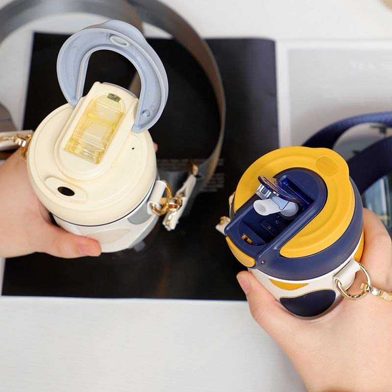 Classy Sipper Glass with Faux leather sleeves - 500ml