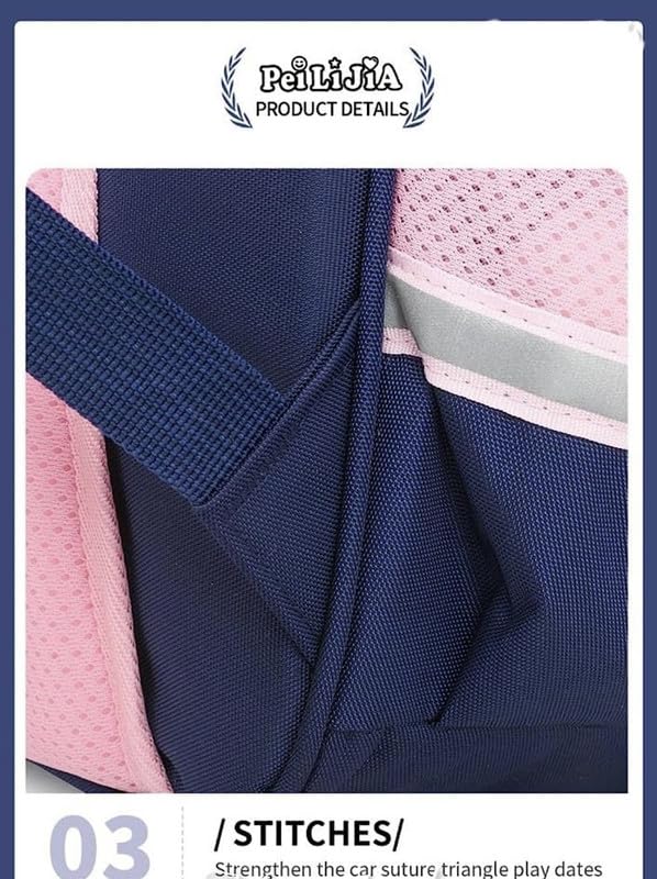 Unicorn Embroidery School Bag