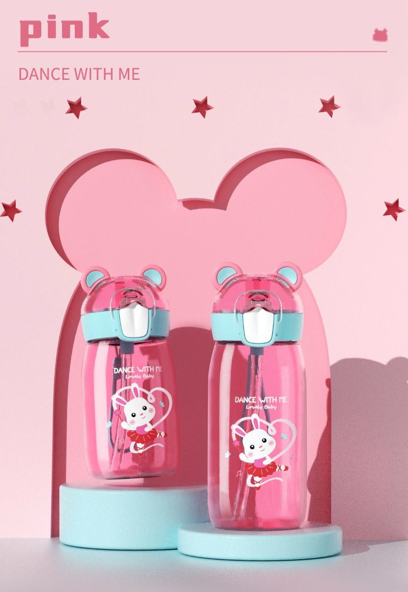 Cute Ear Water Bottle for Kids - (400ml)
