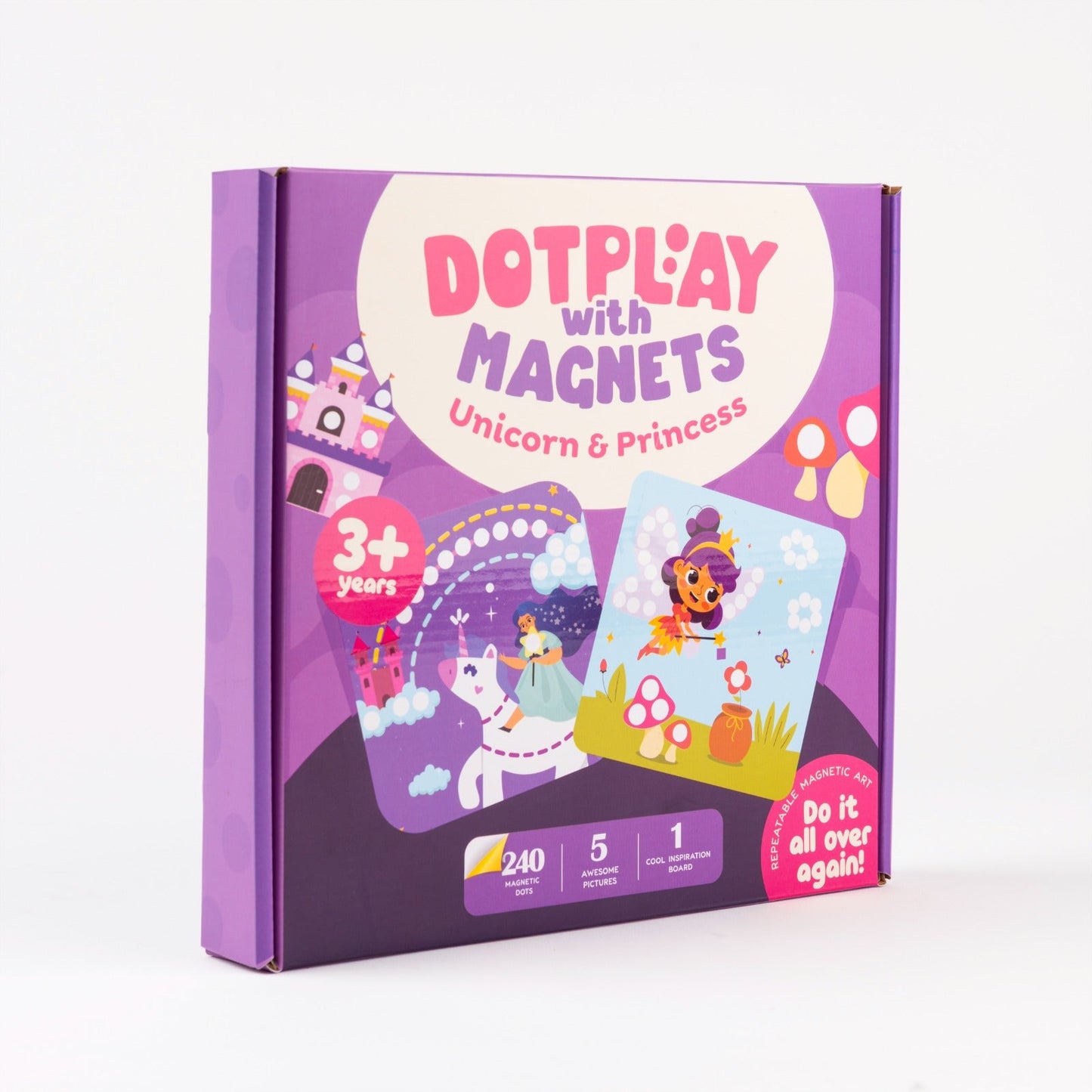 Cots and Cuddles Magnetic Dot Art ??Unicorn & Princess Playset