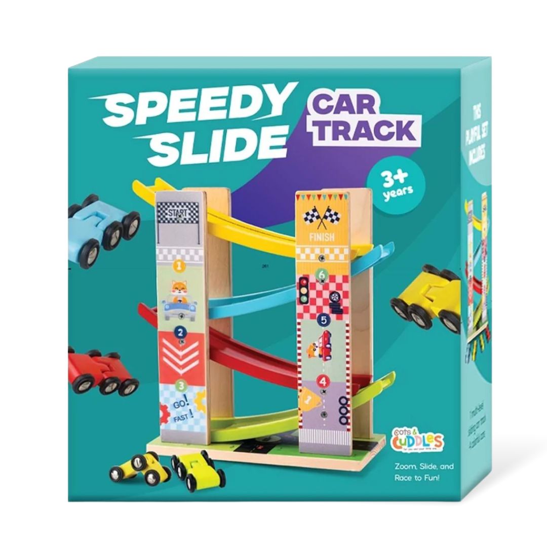 4 Level Sliding Car Track Toy