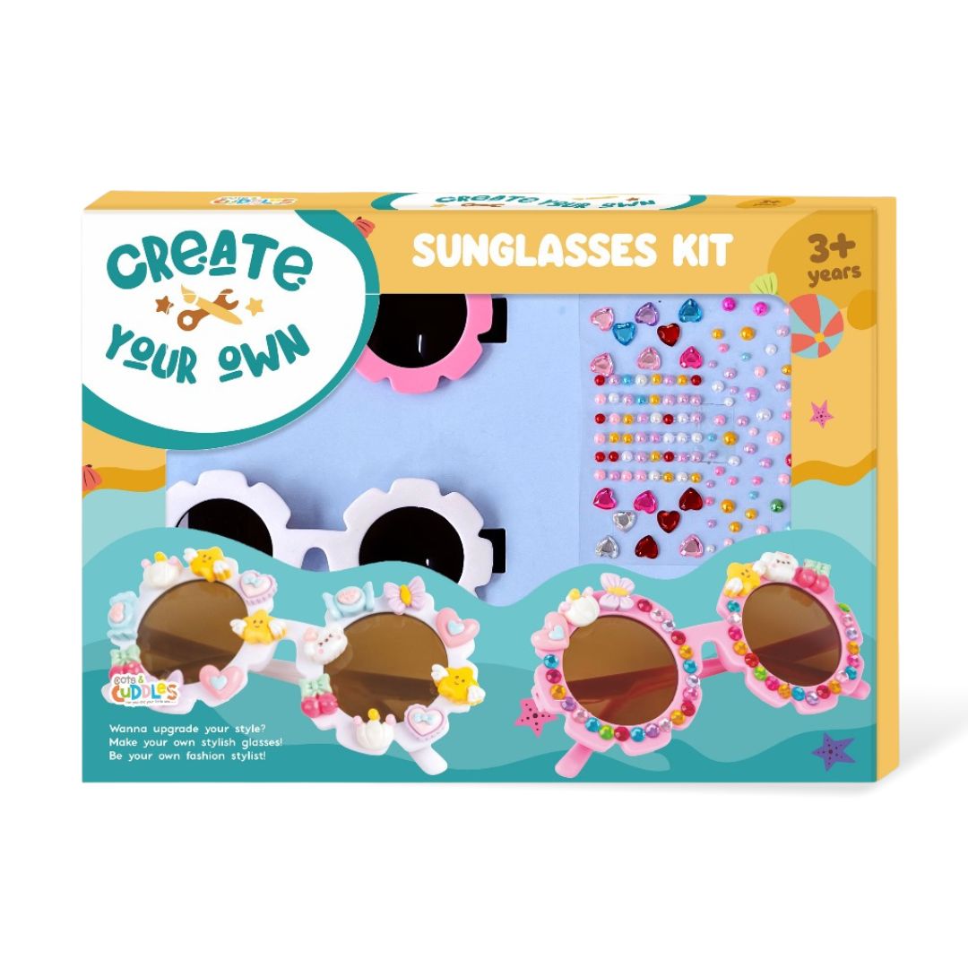 DIY Flower Sunglasses Decoration Kit