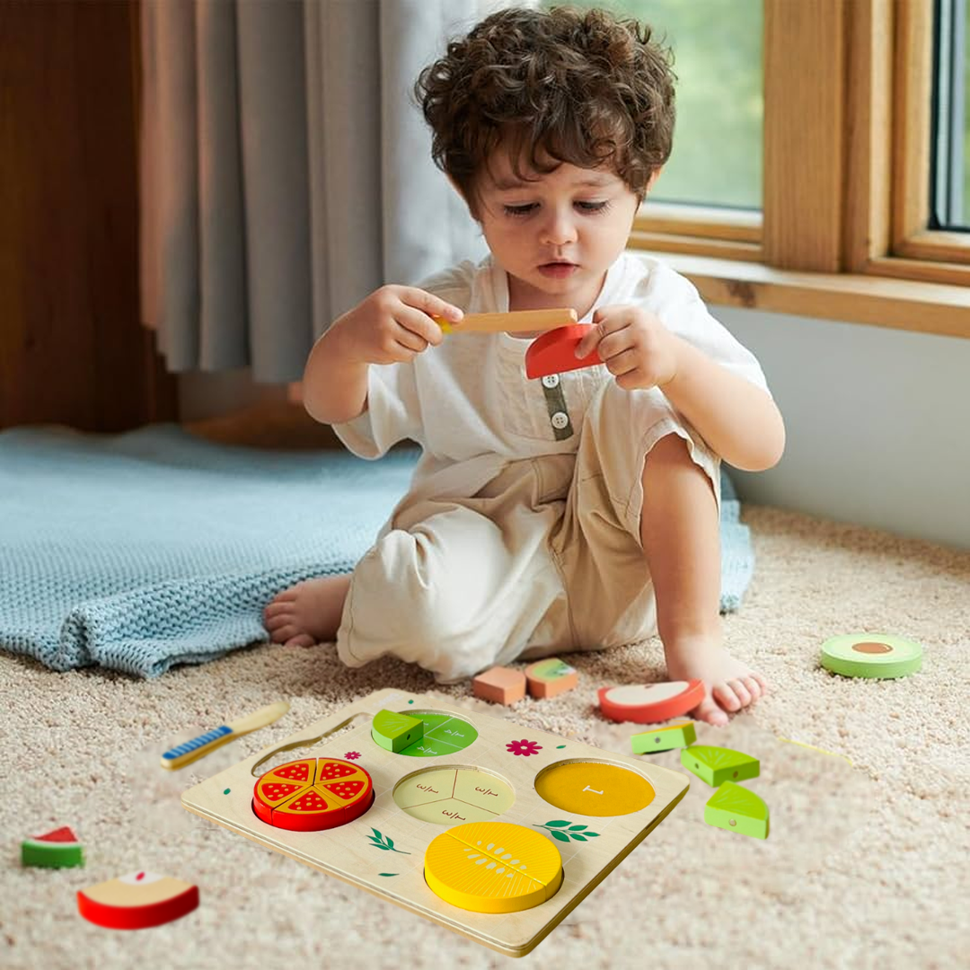 Pretend Play Fruit Fraction for Kids