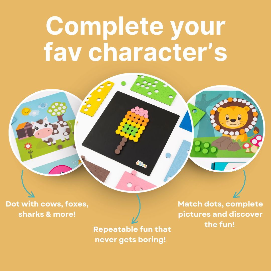 Cots and Cuddles Magnetic Dot Art ??Jungle Playset