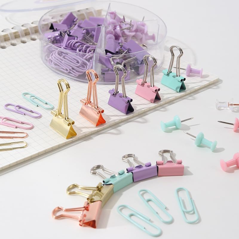 Office Clip & Pin Set – Multi-Size Organizer