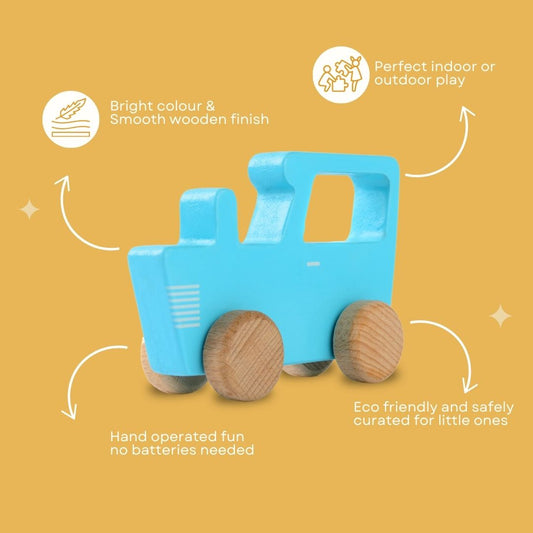 Wooden Tractor Toy