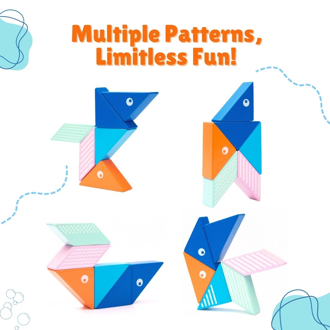 Pretend Play Magnetic Whale for Kids