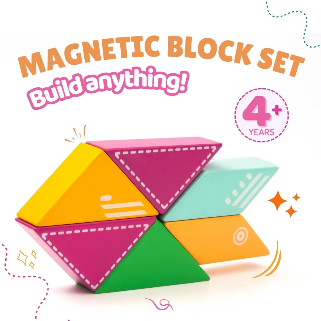 Pretend Play Magnetic Whale for Kids