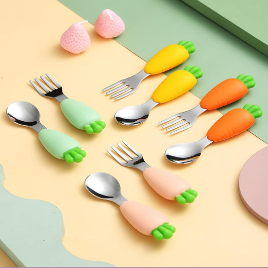 carrot design cutlery set