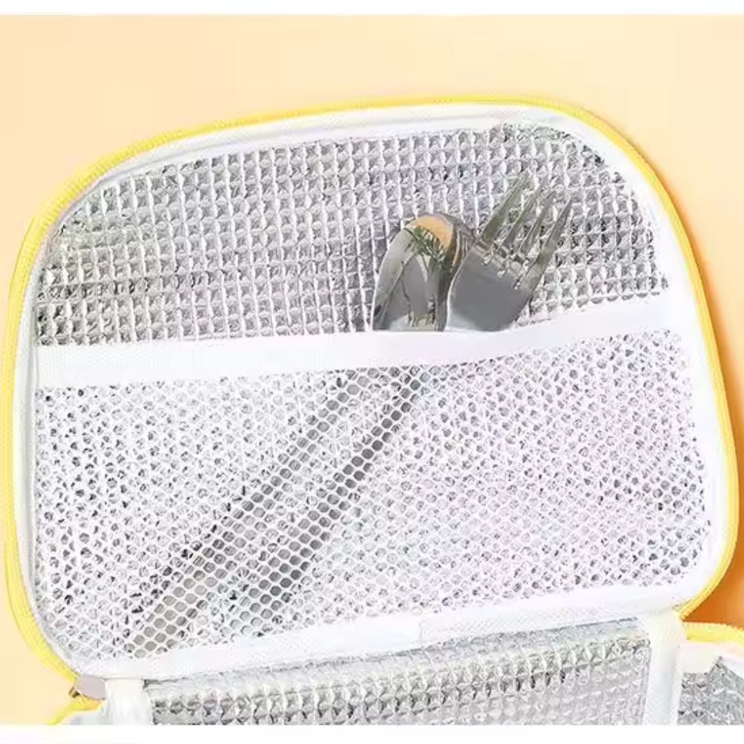 Cartoon Space Bear Design Small Lunch Bag for Kids