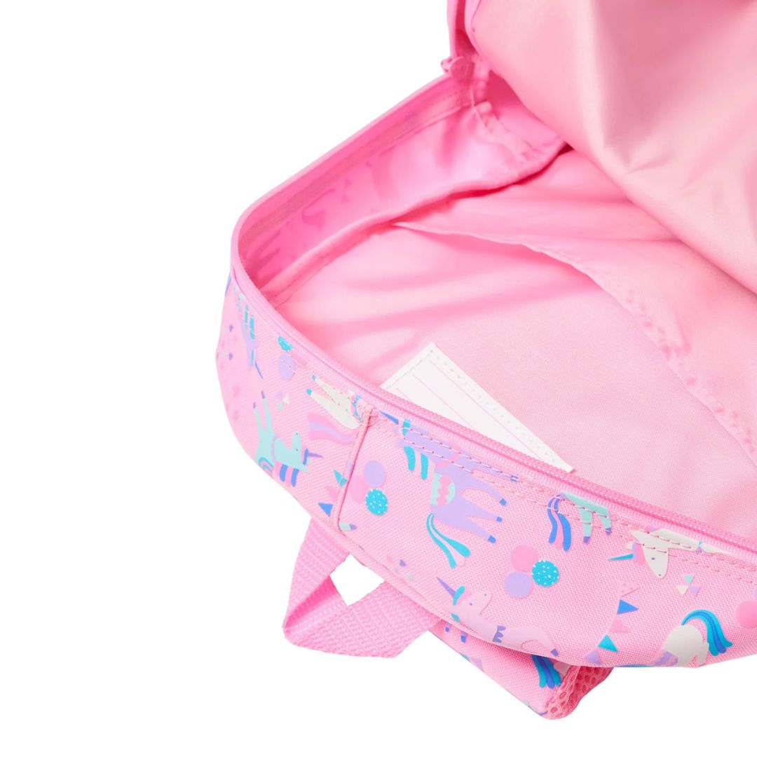 3D Design Backpack with Front Pocket for Kids (Unicorn)