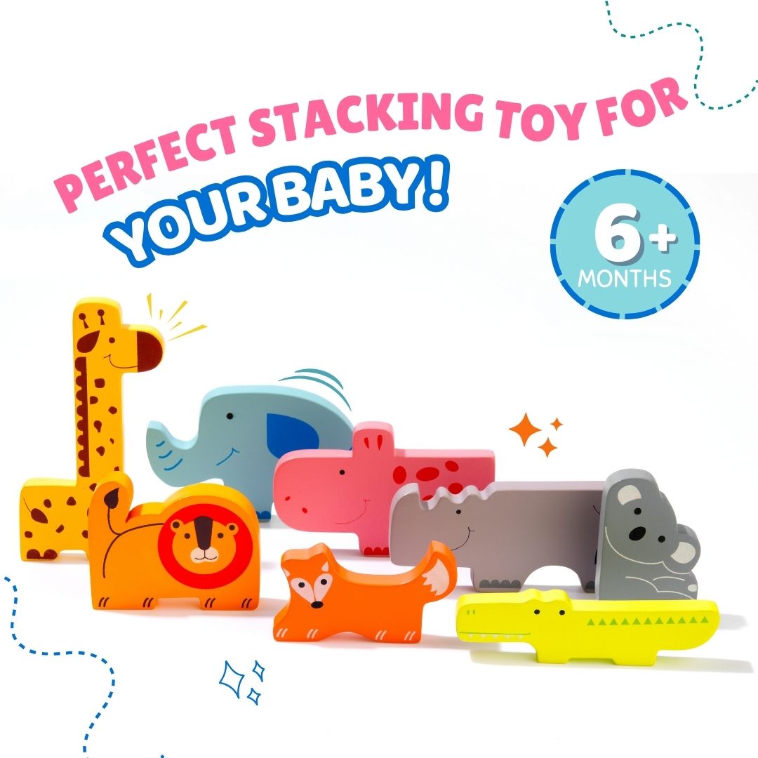 Wooden 8pc Animal for Kids