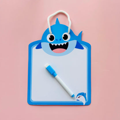 Pack of 8 | Cots and Cuddles Animal Design Write and Wipe Board for Kids