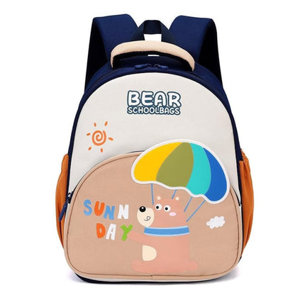 Bear Design School Backpack For Kids