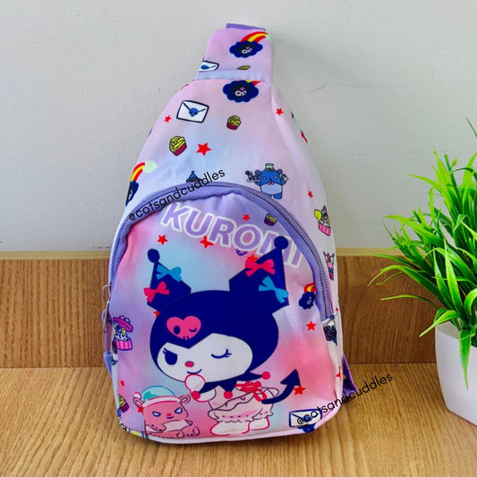 The Mini Cartoon Print Crossbody Bag for Kids hello kitty