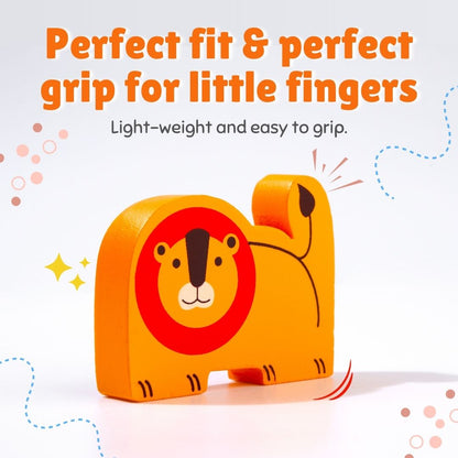 Wooden 8pc Animal for Kids