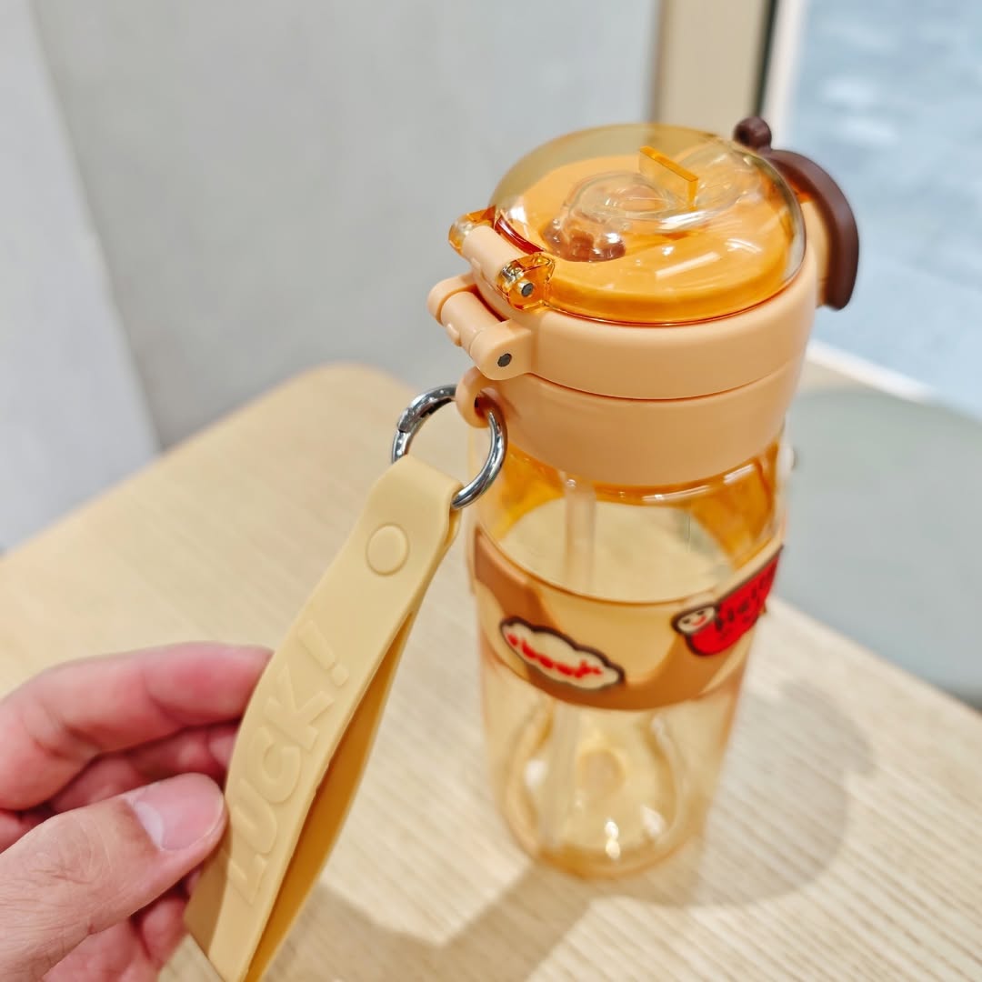 Animal Themed 600ml Water Bottle for Kids