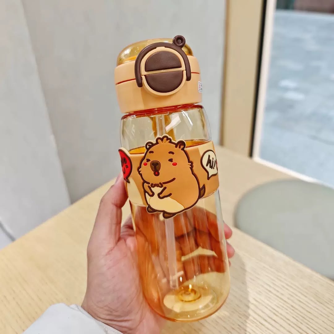 Animal Themed 600ml Water Bottle for Kids