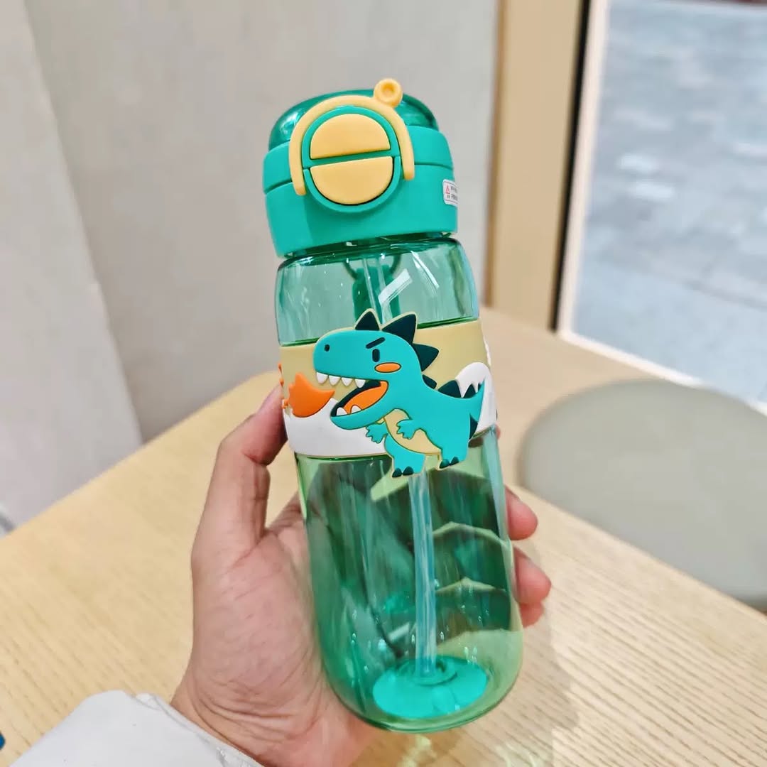 Animal Themed 600ml Water Bottle for Kids