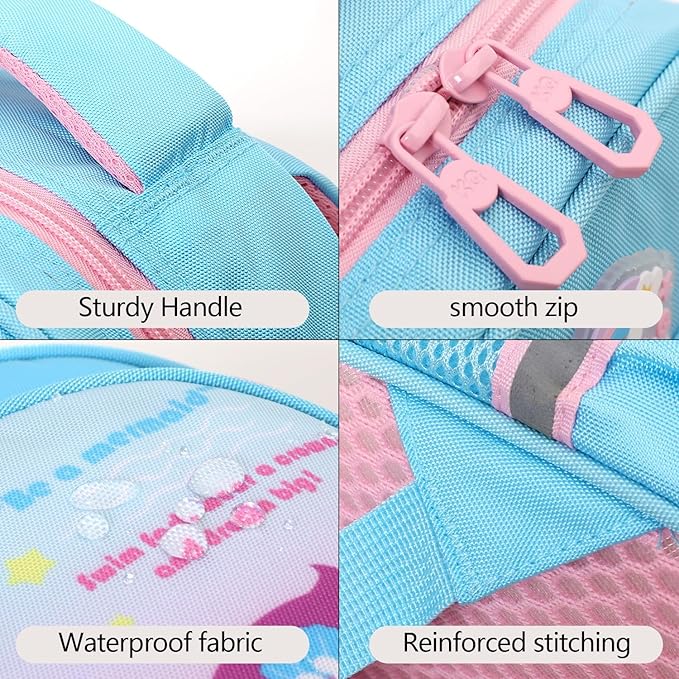 3D Design Backpack with Front Pocket for Kids