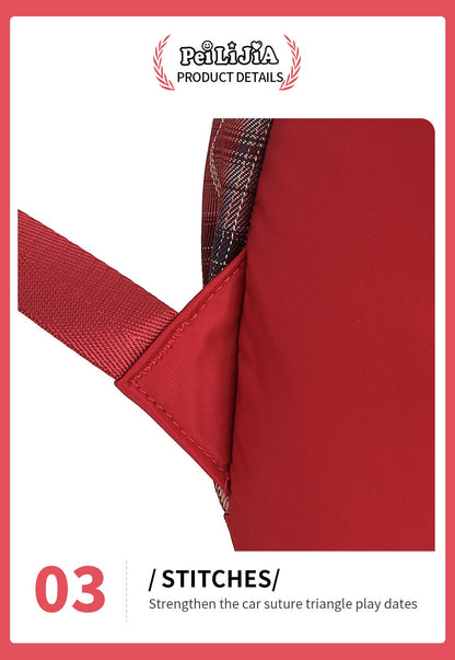 Dark Checks Backpack with Multiple Compartments, Pockets, and Side Bottle Holders: Stay Organized On-the-Go