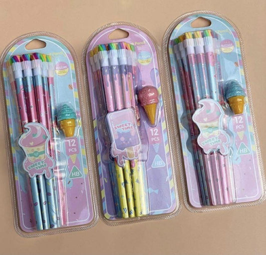 Sweet time wooden pencil