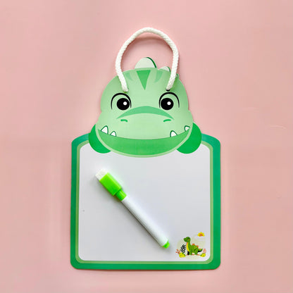 Cots and Cuddles Animal Design Write and Wipe Board for Kids (1pc)