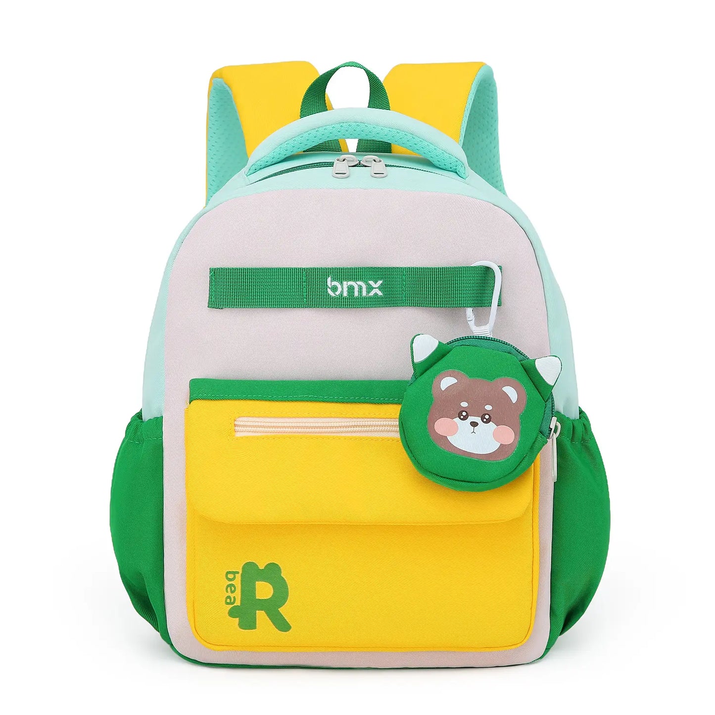 Bear Design Backpack with Coin Pouch For Kids