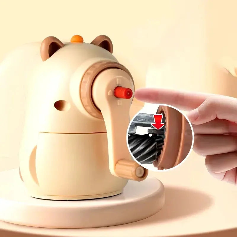 Capybara Design Manual Pencil Sharpener for Kids