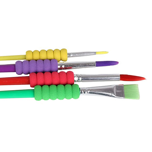 4Pcs Soft Grip Artist Paint Brush