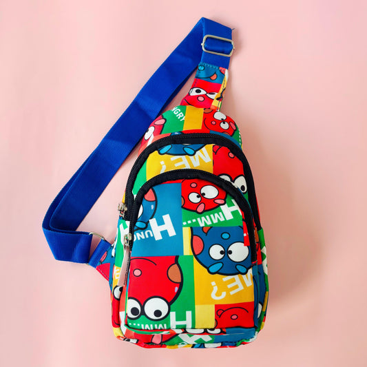 The Cartoon Print Crossbody Bag for Kids
