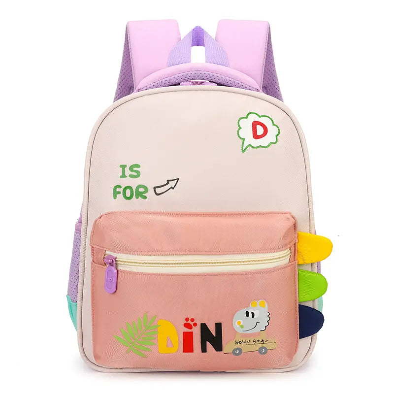 Cute 3d Dino Design Backpack for kids
