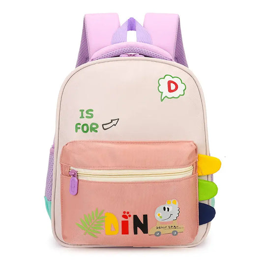 Cute 3d Dino Design Backpack for kids
