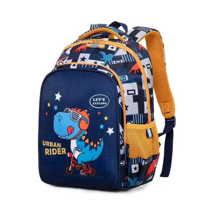 Dinosaur Design School Backpack for Kids