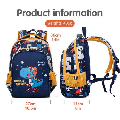 Dinosaur Design School Backpack for Kids