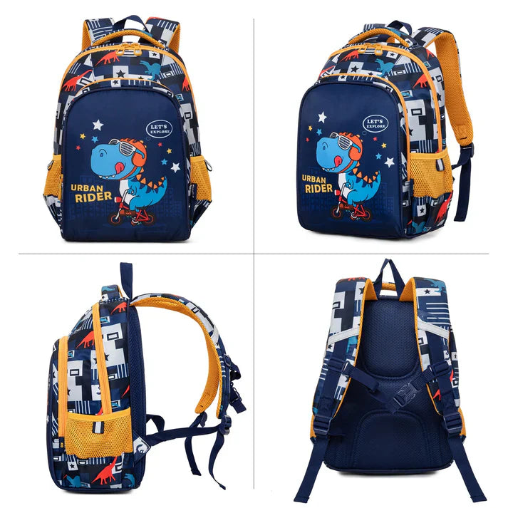 Dinosaur Design School Backpack for Kids