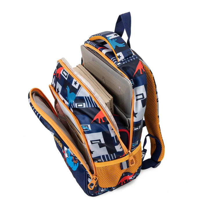 Dinosaur Design School Backpack for Kids