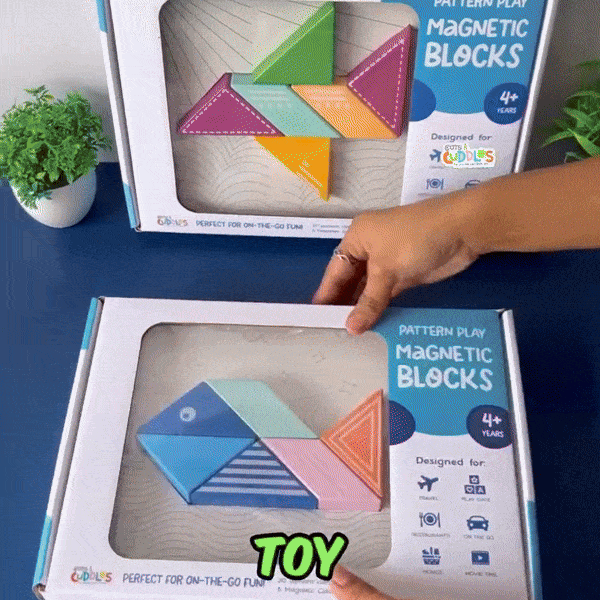 Wooden Magnetic Whale for Kids