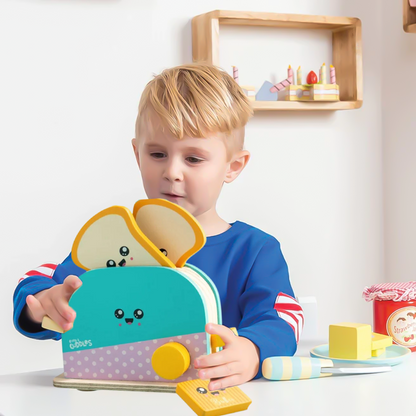 Pretend Play Toaster Set for Kids