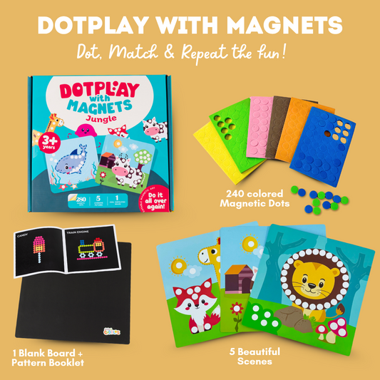 Cots and Cuddles Magnetic Dot Art ??Jungle Playset