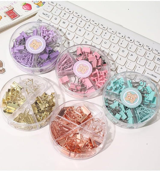 Office Clip & Pin Set – Multi-Size Organizer