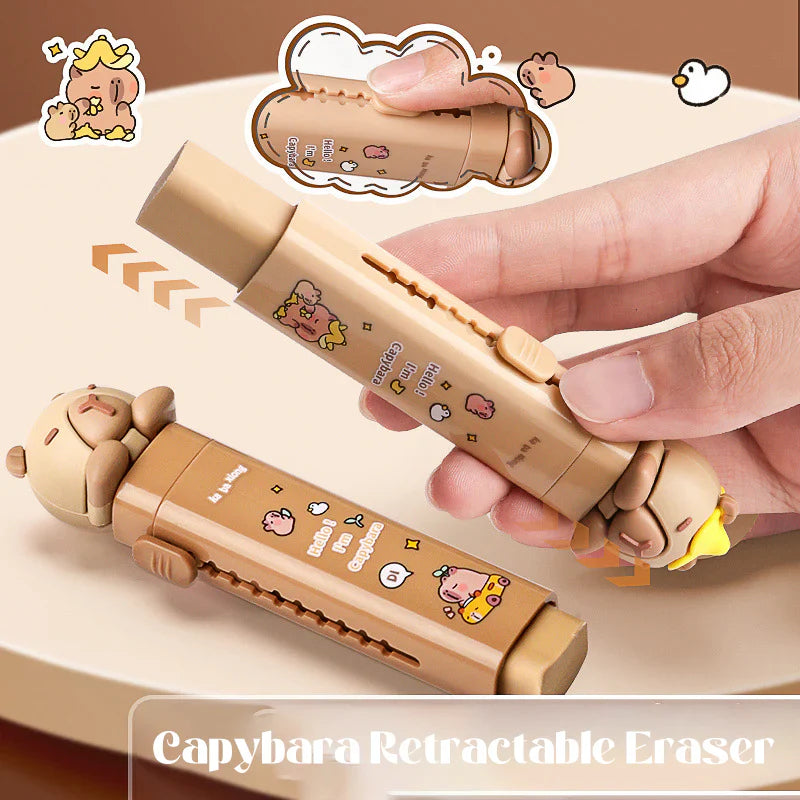 Capybara Design Sliding Eraser (pack of 1)