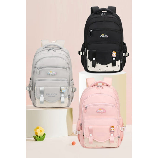 Premium Quality Large Capacity Tune Printed School Bag