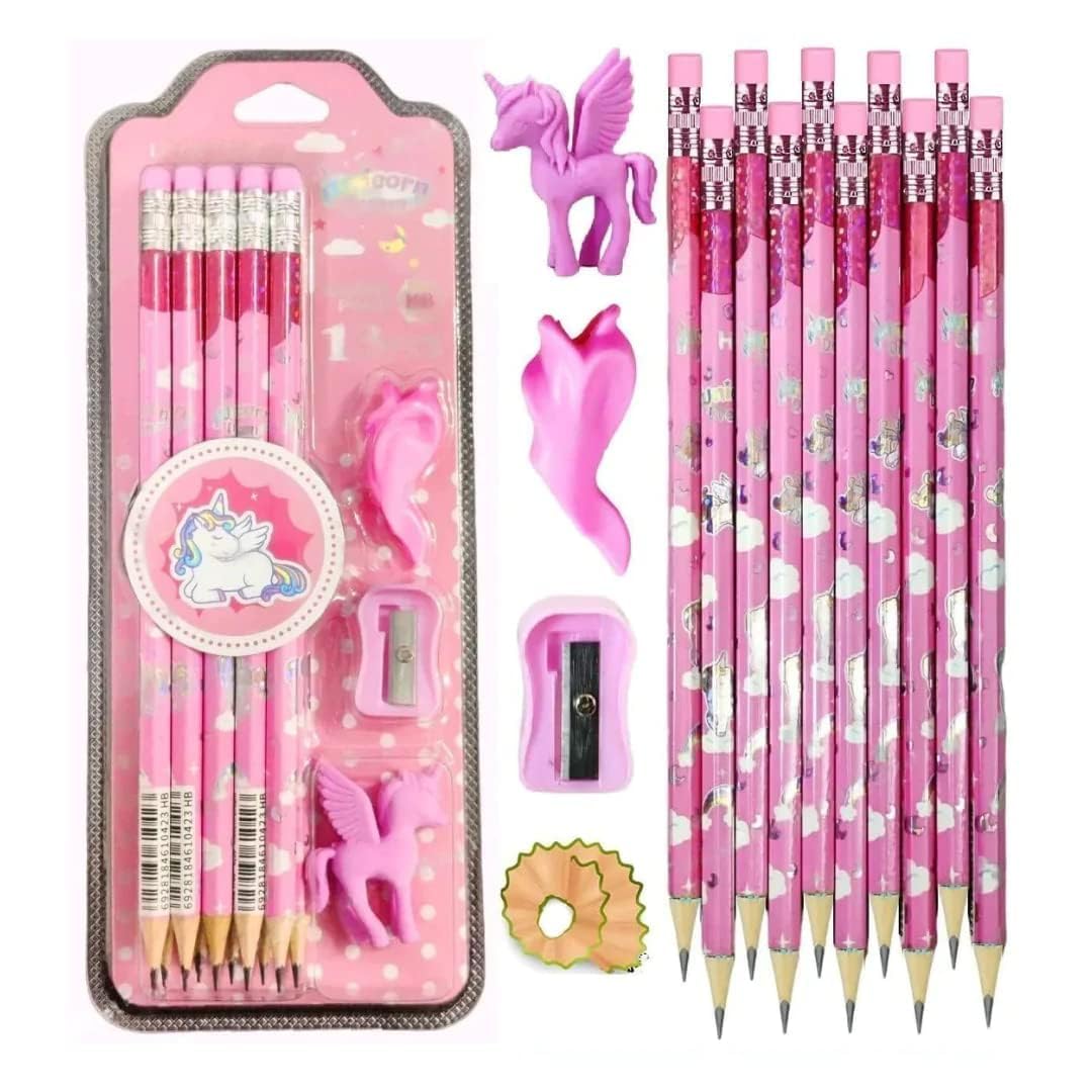Unicorn Dream 13-in-1 HB Graphite Pencil Set (Random)