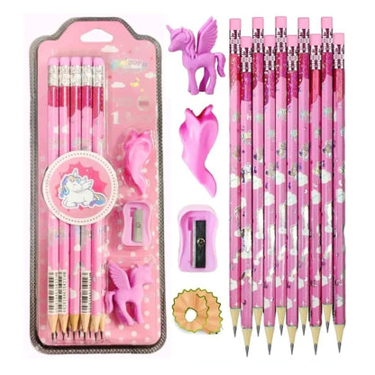 Unicorn Dream 13-in-1 HB Graphite Pencil Set (Random)