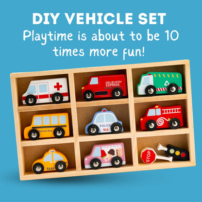 Wooden Vehicles Set